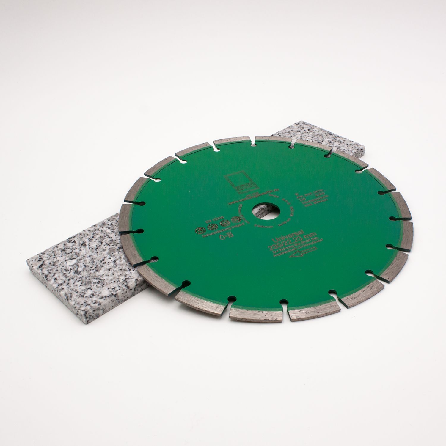 Set 20 Stück Diamantscheibe Green Cut Universal 230 mm + Makita Winkelschleifer GA 9050