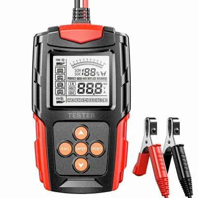 FOXSUR Batterietester 12V LCD für 3-200 Ah Batterien