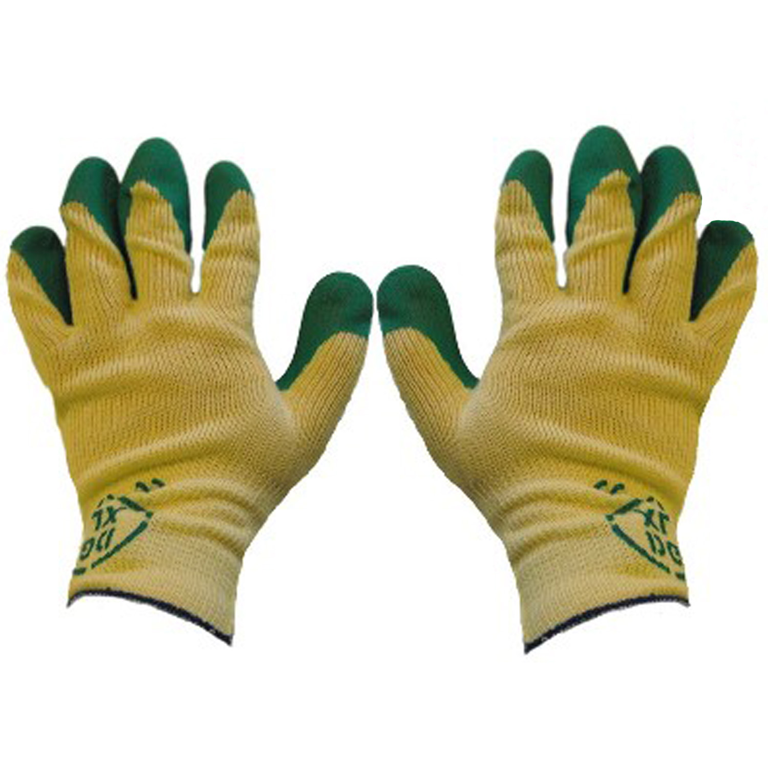 Arbeitshandschuhe - K015 Latex grün Größe 9 - Schutzhandschuhe