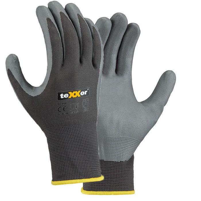 Polyester-Handschuhe Nitril beschichtet K030 - teXXor - 2430, Größe 9