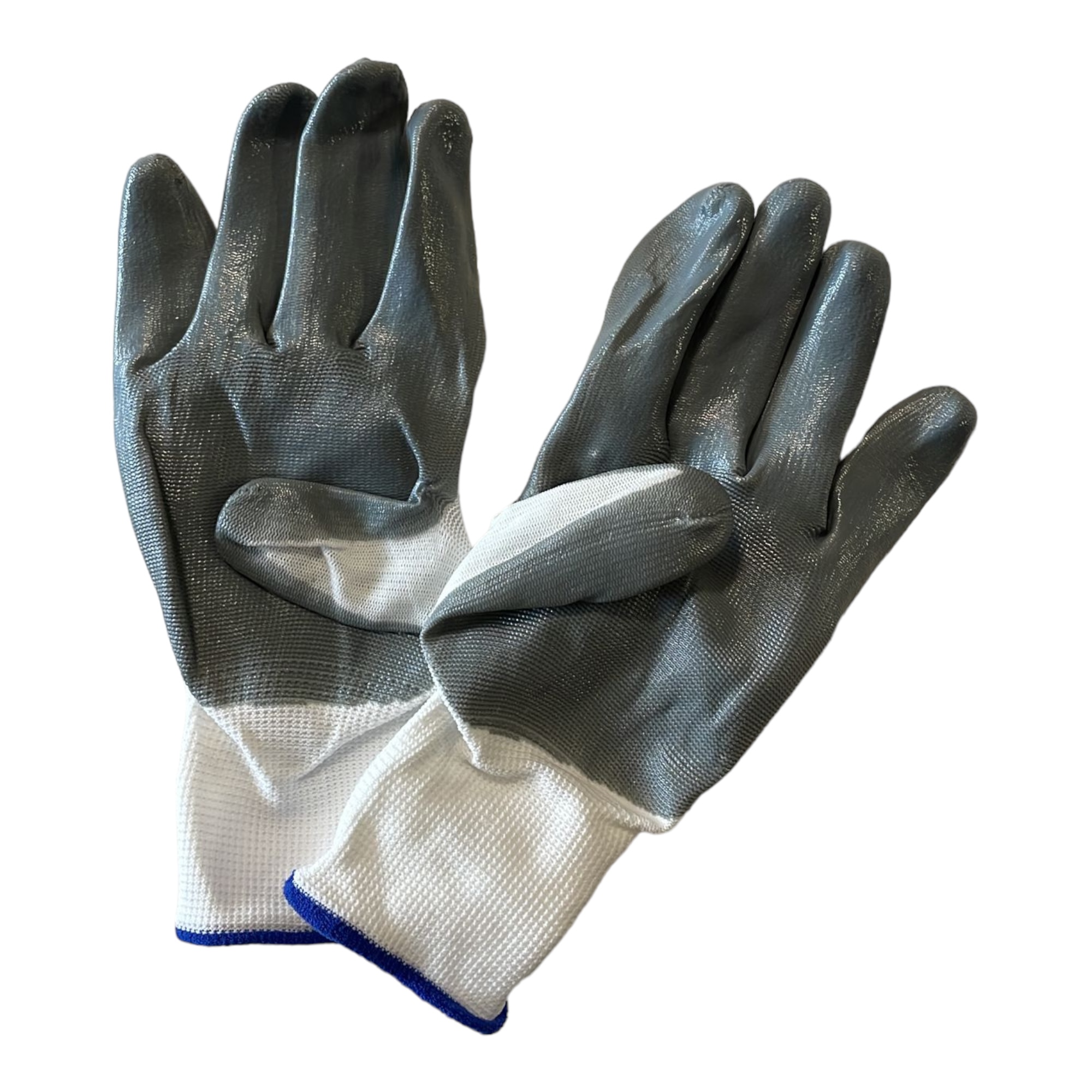 Arbeitshandschuhe - Schutzhandschuhe Nylon K028 Grau Größe 9