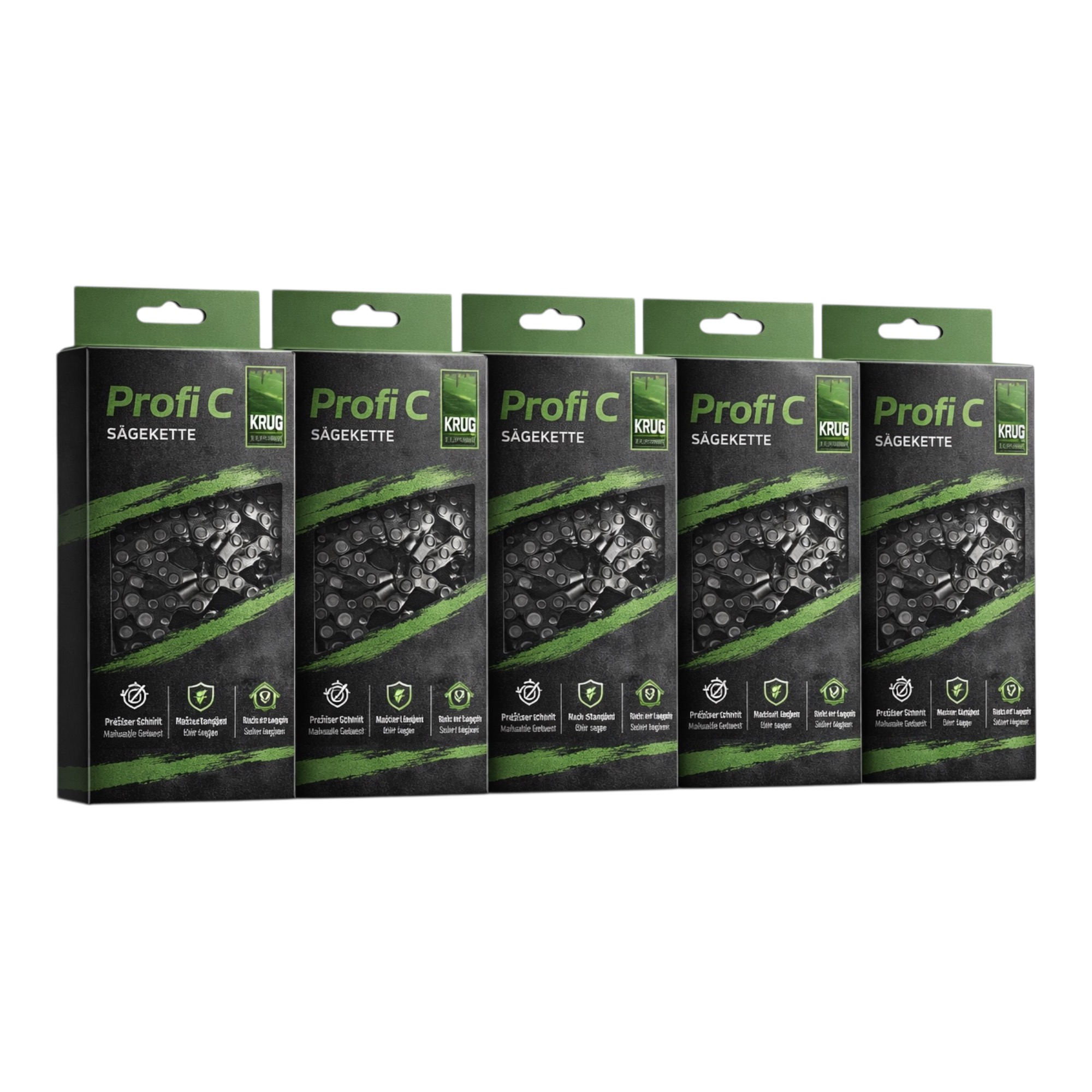 5 Stück Profi C Sägekette 325 1.6 mm 67 TG Ersatzkette 5 Stück Profi C Sägekette 325 1.6 mm 67 TG Ersatzkette