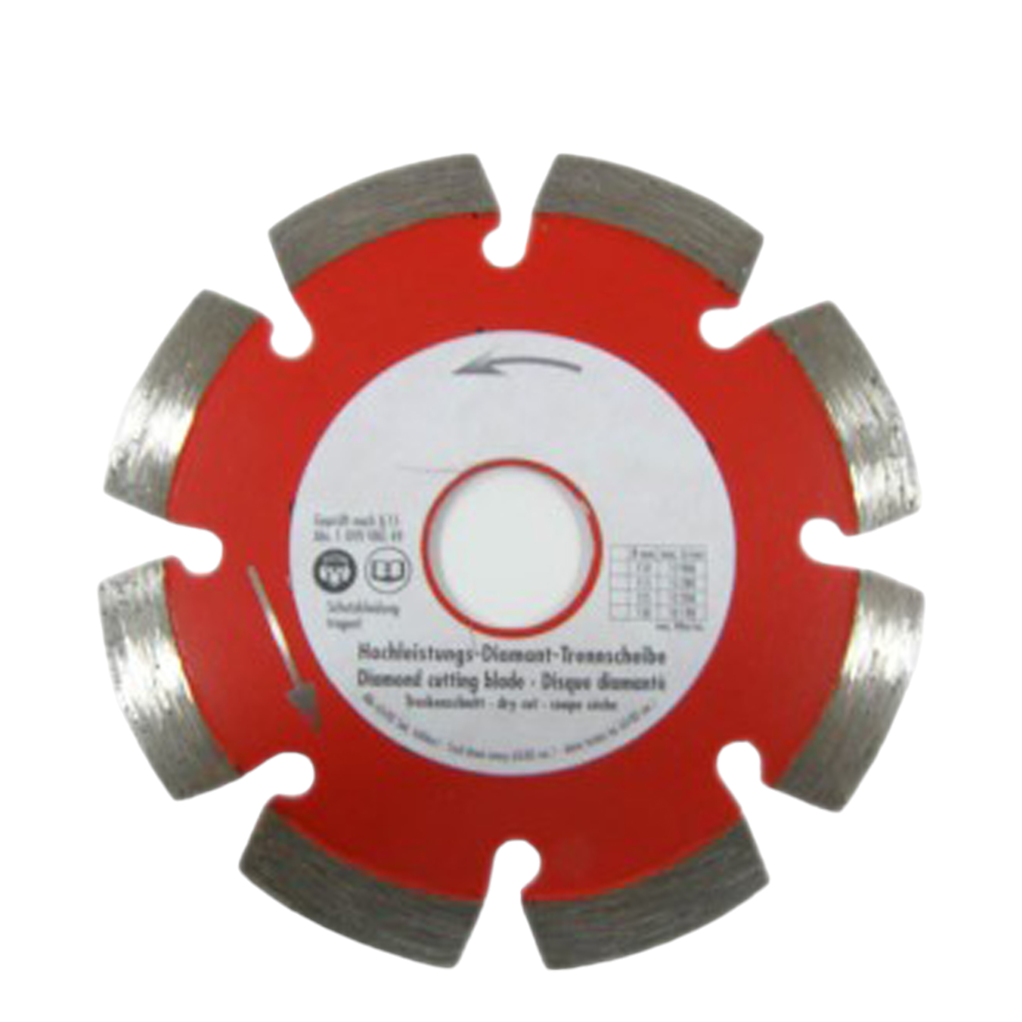 Diamantscheibe D115-P Laser-Beton Premium 115 mm für Beton Granit Klinker Stein