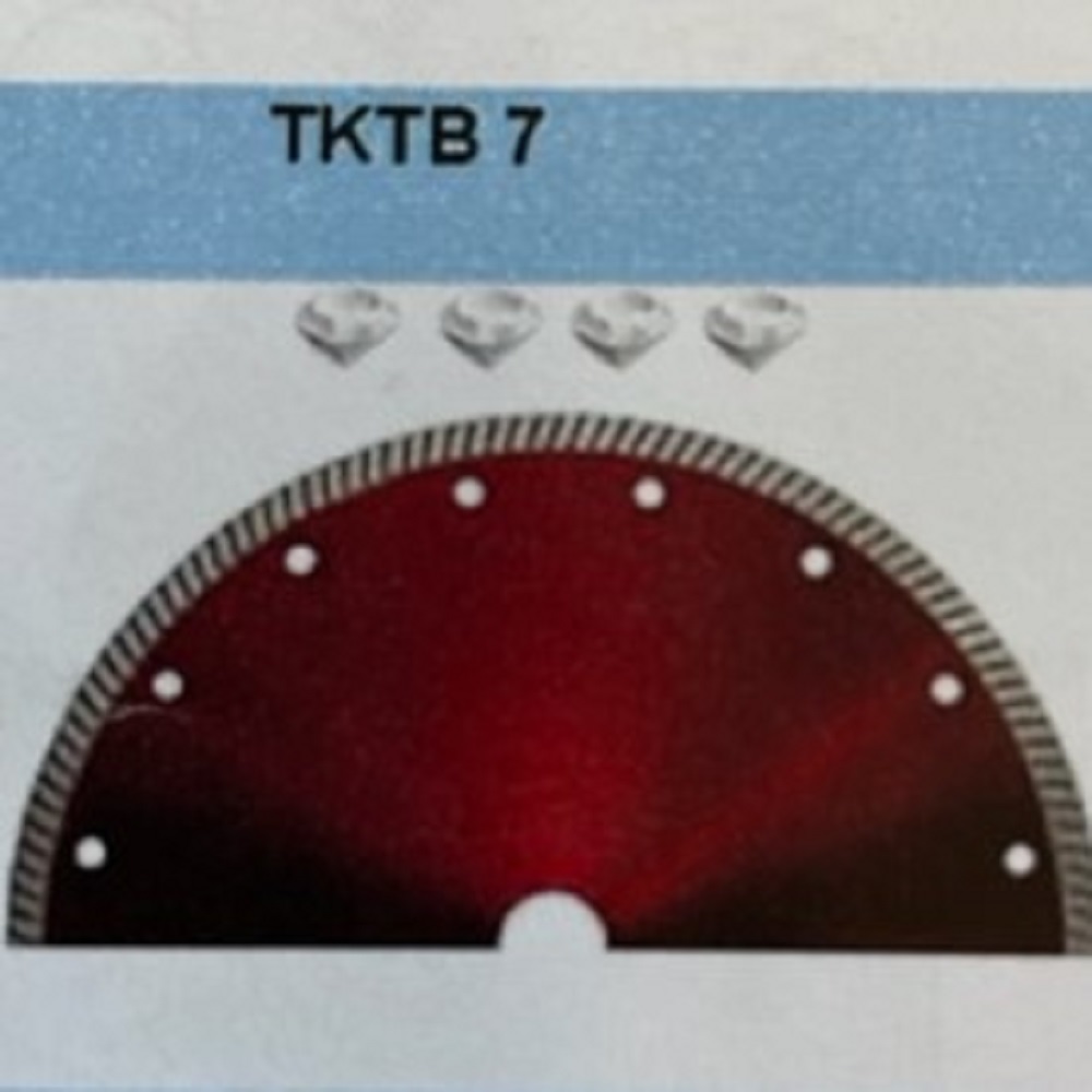 Diamantscheibe 350 /25,4 mm Red Turbo TB 7 mit geschlossenem Rand