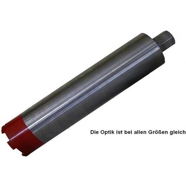 Diamantbohrkrone Premium Trocken-Segment 1/2 IG 25 mm NL: 400 mm Diamantbohrkrone Premium Trocken-Segment 1/2 IG 25 mm NL: 400 mm