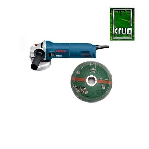 200 Stück Trennscheiben Inox C 125x1.0 mm + Bosch WS GWS 1000