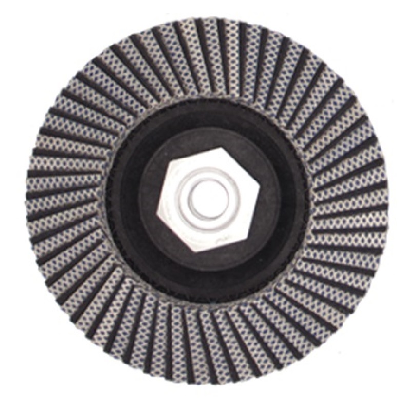 Profi Diamant-Fächerscheiben, Kunststoff Trägerkörper Ø 115 mm Korn 120, M14, Diamantgebundene-Schle