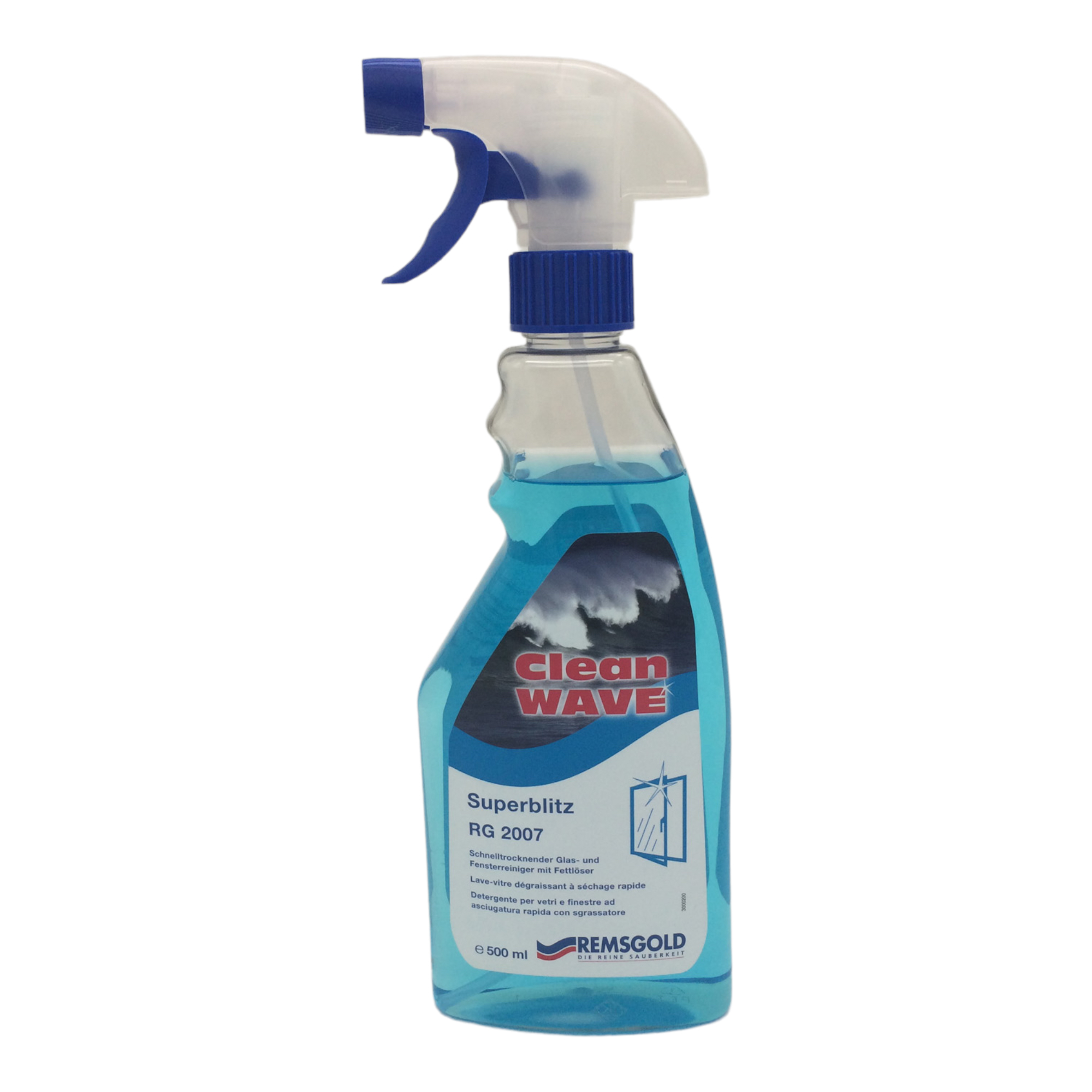 Clean Wave Glas- und Fensterreiniger Superblitz 500 ml