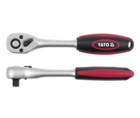 Ratsche YATO YT-0322 1/4" mit 72 Zähnen, ergonomischer TPR-Griff