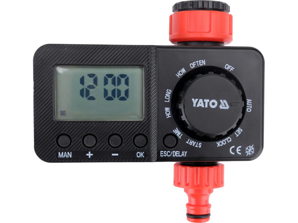 Digitale Bewässerungssteuerung YATO YT-90200 mit LCD und 6 Programmen