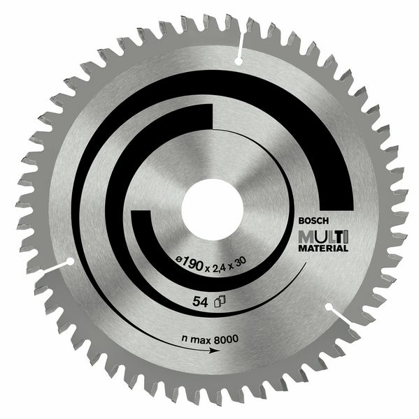 BOSCH Kreissägeblatt Multi Material 165x30/20 mm 42 Zähne