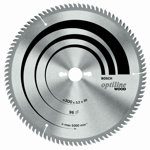 BOSCH Kreissägeblatt Optiline Wood 315x30 mm 60 Zähne x3,2