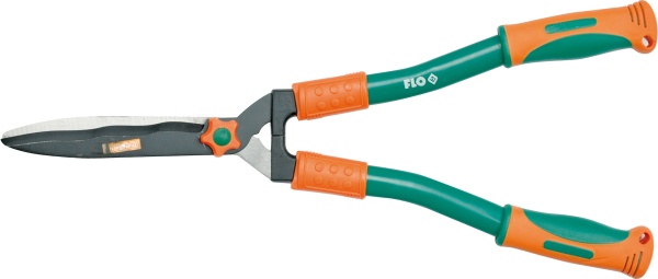 FLO Heckenschere 620 mm mit wellenförmigem Messer aus Manganstahl