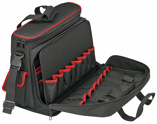 Werkzeugtasche KNIPEX mit gepolstertem Innenfach und Organizer