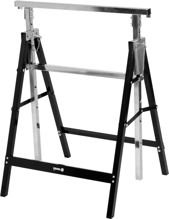 VOREL Arbeitsbock mit höhenverstellbarer Arbeitshöhe 79-130 cm