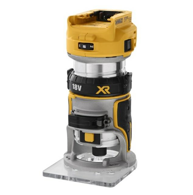 DEWALT Akku-Oberfräse 18V DCW600N 8mm ohne Akku und Ladegerät