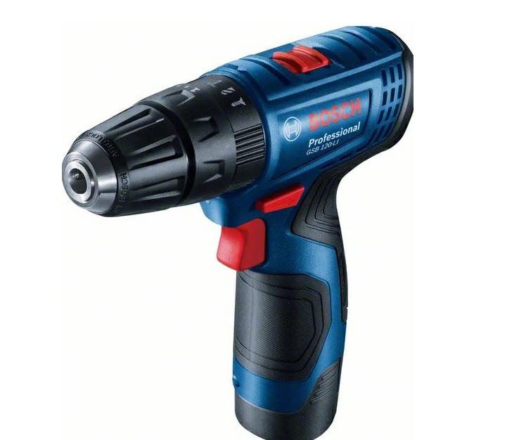 BOSCH Akkuschlagschrauber GSB 120-LI 12V 2x2,0Ah 30/14Nm im Koffer