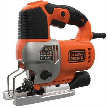BLACK+DECKER Stichsäge 650W BES610 mit variabler Geschwindigkeit