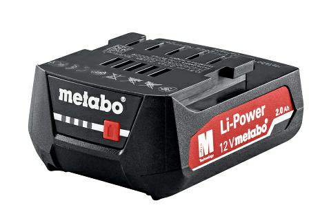 Akku 12 V 2,0 Ah Li-Power Ultra-M von METABO mit intelligenter Ladeüberwachung