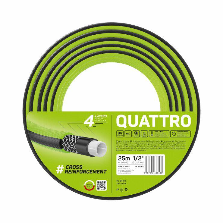 CELLFAST Gartenschlauch Quattro 3/4" 65m UV-beständig