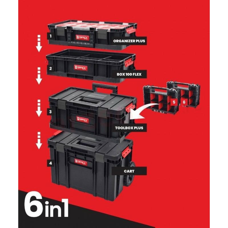 PATROL QBRICK SYSTEM TWO Werkzeugkoffersystem 6 in 1 535x390x820 mm