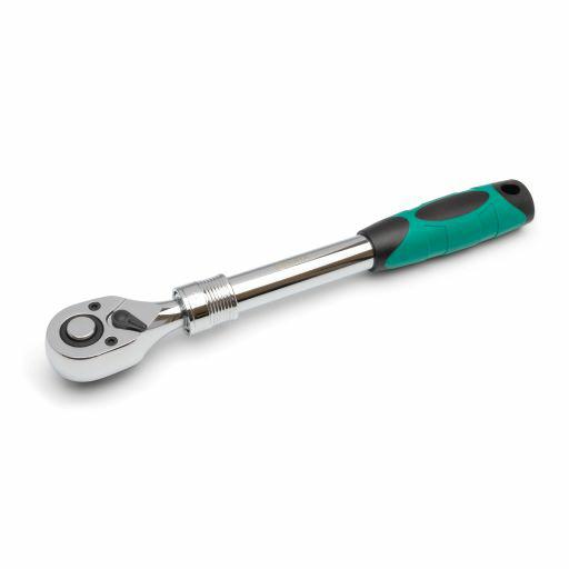 SATA Teleskop-Ratsche 1/2" mit 60 Zähnen, Länge 300-440 mm