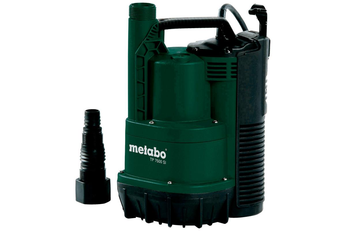 Metabo Tauchpumpe TP 7500 SI für sauberes Wasser mit 7500 l/h Förderleistung