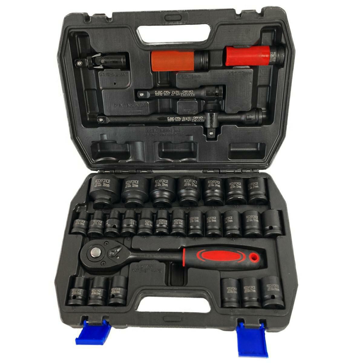 Schlagschrauber-Nuss-Set ROCKFORCE 32-teilig RF-4323-5MPB