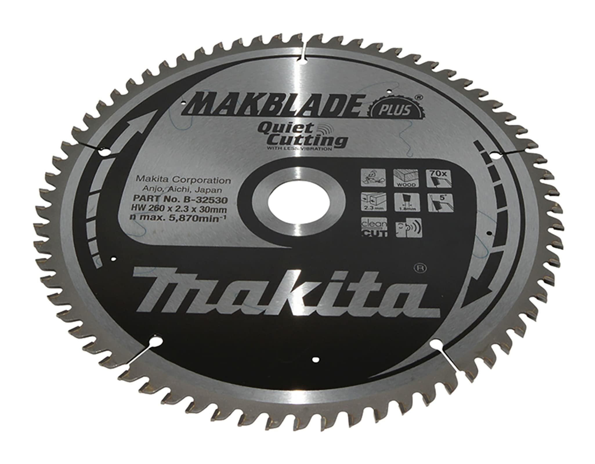 MAKITA Kreissägeblatt 260x30 mm 70 Zähne Makblade Plus Holz