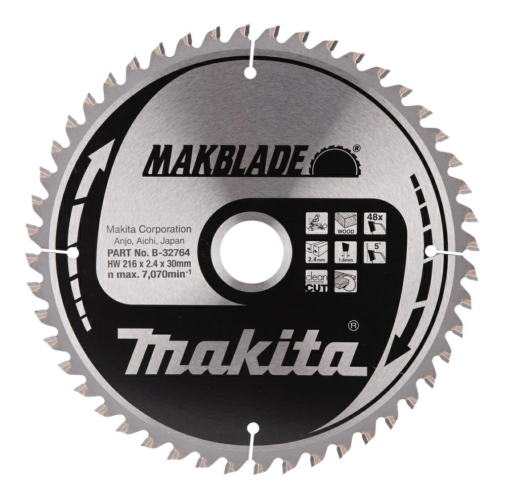 MAKITA Kreissägeblatt 216x30 mm 48 Zähne Makblade für Holz