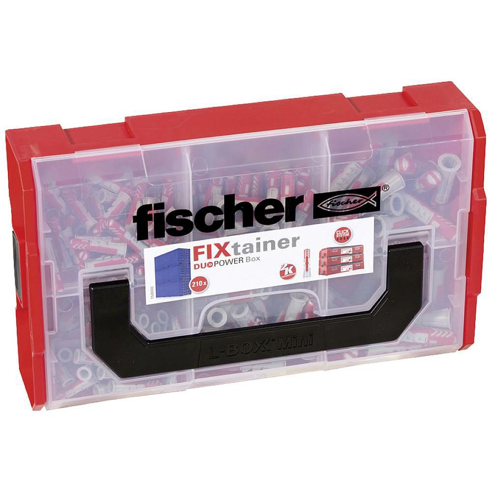 FISCHER Fixtainer DuoPower Dübelset 120-teilig 6x30, 8x30, 10x50 mm