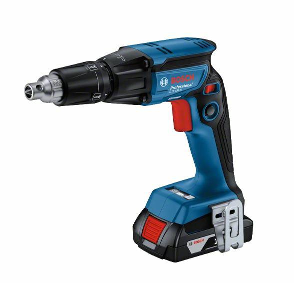 BOSCH Trockenbauschrauber GTB 185-LI 2x2,0Ah + MA55 Aufsatz
