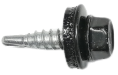 Selbstbohrende Blechschrauben 4,8x20 mm RAL9005, 250 Stück
