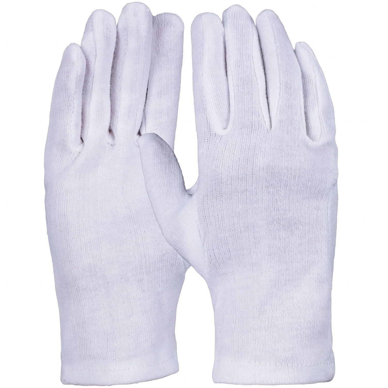 Baumwollhandschuh, Trikot,weiß, Schichtel, gesäumt 11 (Packung à 12 Paar)