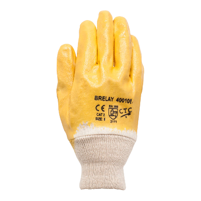 Arbeitshandschuhe - K020 Größe M Nitril gelb - Schnittschutzhandschuhe(Karton 144)