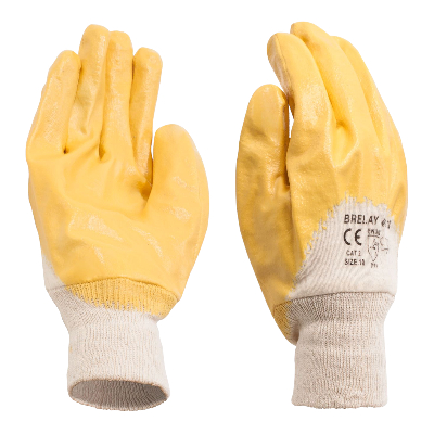 Arbeitshandschuhe - K020 Größe XL Nitril gelb - Schnittschutzhandschuhe