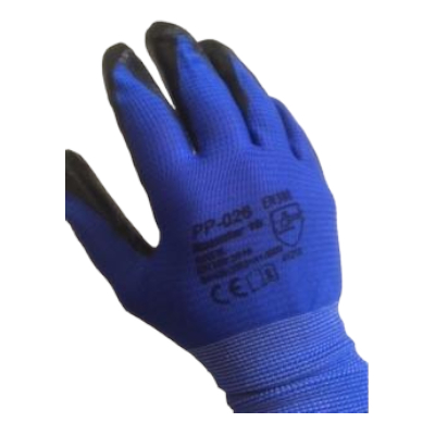 K018 blau -10 Arbeitshandschuhe - Schutzhandschuhe Nitril K018 blau Größe 10