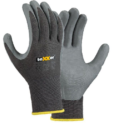 Polyester-Handschuhe Nitril beschichtet K030- teXXor - 2430, Größe 10