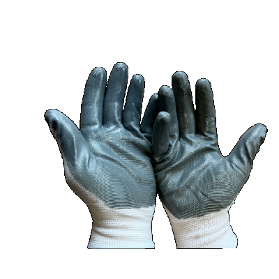 Arbeitshandschuhe - Schutzhandschuhe Nylon K028 Grau Größe 10