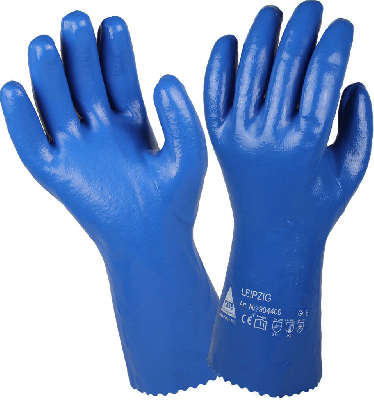 Nitril-Chemikalienschutz-Handschuh, blau Gr. 10 K023 PNG Leipzig