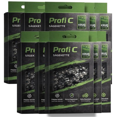SET 20 Stück Profi C Sägekette 3/8P 1.1 mm 50 TG + 10 Stück ohne Berechnung