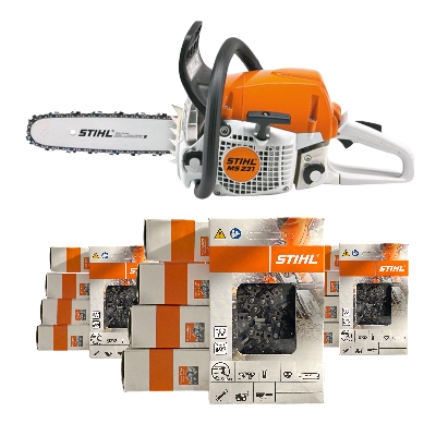 Stihl MS 231 Motorsäge + 50 Profi C Sägeketten (35 cm) 3/8P1.3-50