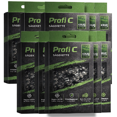 Sparpaket 20 Stück Sägeketten - Ersatzkette 325-1.3-64 Profi C  für Dolmar Motorsäge + 10 Stück ohne