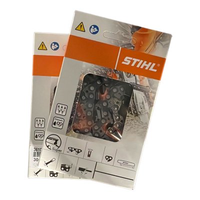 2 Stück Stihl Picco Super (PS) 3/8P 1.3 mm 55 TG Sägekette Vollmeissel 36170000055