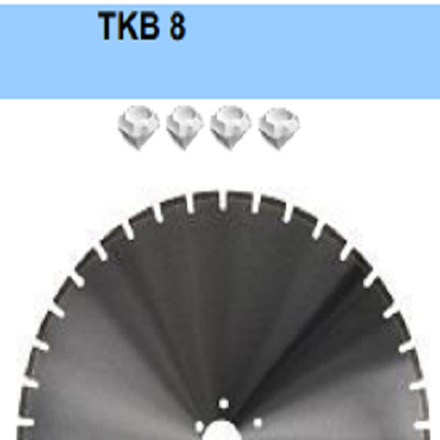 Diamantscheibe für Blocksteinsäge 650/25,4 mm für Beton Granit Klinker Stein