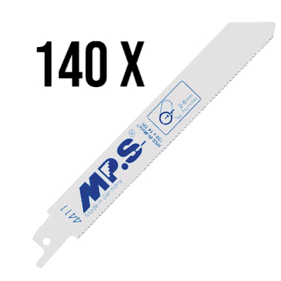 Set:100+40xSäbelsägeblatt Metall 150mm Fab.MPS 4411