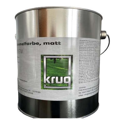 Set 4 x Krug Antischimmelfarbe Matt 2,5 Liter + 1 x Falon Tech Leitungsfinder (Kabelsuchgerät)