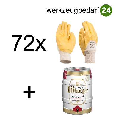 200 x Trennscheibe Inox C 125x1.0 mm für Edelstahl Metal Blech Eisen plus 5L Partydose Bier Bitburge