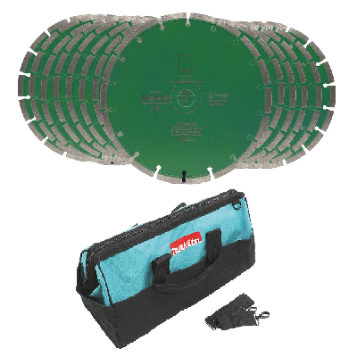 Set: 20 x Green Cut 230 mm + 1 x Makita Werkzeug-Tasche - 831303-9