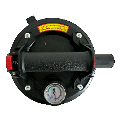 Saugnapf 1er, mit Manometer, für Materialtransport ? geeignet für Glas, Laminat, Fliesen? ca.21x9.5c